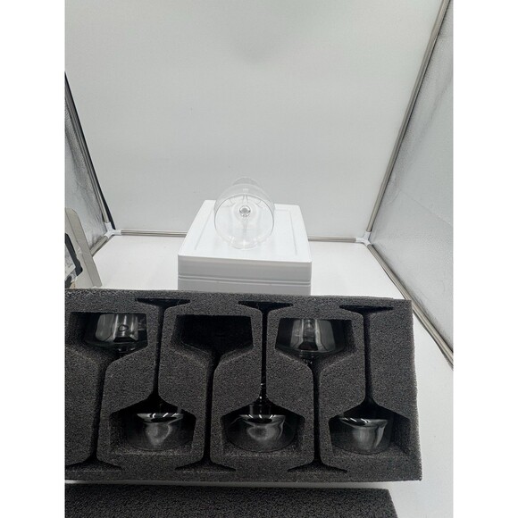 8 Ounce Martini or Manhattan or Cosmopolitan Hand Blown Glassware Glass Set of 6 - Picture 2 of 3